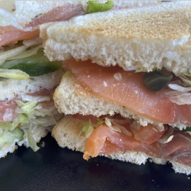 Club Sandwich Gerookte Zalm